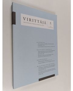 käytetty kirja Virittäjä 4/2015