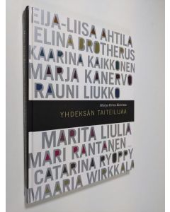 Kirjailijan Marja-Terttu Kivirinta käytetty kirja Yhdeksän taiteilijaa