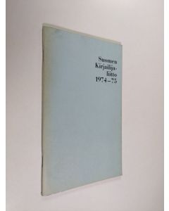 käytetty teos Suomen kirjailijaliitto 1974-75