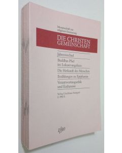 käytetty teos Die Christen-Gemeinschaft 1990 : Monatsschrift zur religiosen erneuerung - 62. Jahrgang Nr. 1-12 (osat 5 ja 9 puuttuvat)