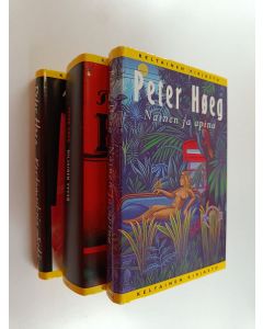 Kirjailijan Peter Höeg käytetty kirja Peter Hoeg -setti (3 kirjaa) : Kertomuksia yöstä ; Nainen ja apina ; Hiljainen tyttö