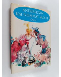 Kirjailijan Hans Christian Andersen käytetty kirja Andersenin kauneimmat sadut