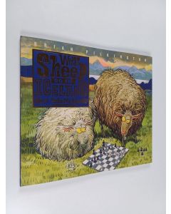 Kirjailijan Brian Pilkington käytetty kirja What Sheep Do in Iceland when Nobody's Around