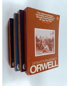 Kirjailijan George Orwell käytetty kirja The collected essays, journalism and letters of George Orwell, Vol. 1-4