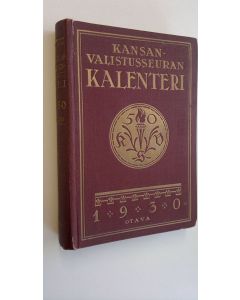 käytetty kirja Kansanwalistusseuran kalenteri 1930