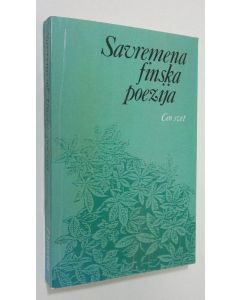 Kirjailijan Osman Dikic käytetty kirja Savremena finska poezija