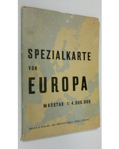 käytetty teos Spezialkarte von Europa : masstab 1:4.000.000