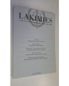 käytetty kirja Lakimies 2/2008 : Suomalaisen lakimiesyhdistyksen aikakauskirja
