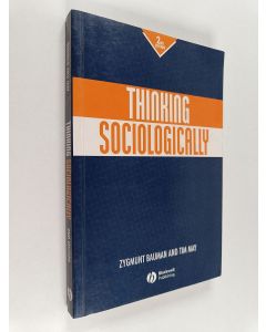 Kirjailijan Zygmunt Bauman käytetty kirja Thinking sociologically