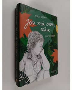 Kirjailijan Noora Koponen käytetty kirja Jos mä oon oikee