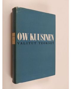 Kirjailijan O. W. Kuusinen käytetty kirja Valitut teokset (1918-1964)