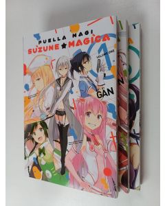 Kirjailijan Magica Quartet käytetty kirja Puella Magi Suzune Magica, Vol. 1-3 (ERINOMAINEN)