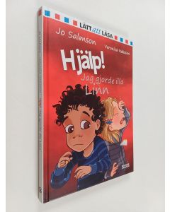 Kirjailijan Jo Salmson käytetty kirja Hjälp! Jag gjorde illa Linn