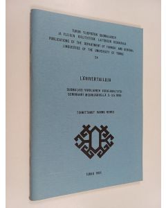 käytetty teos Lähivertailuja 1 : Suomalais-virolainen virheanalyysiseminaari Mekrijärvellä 2.-3.5.1985