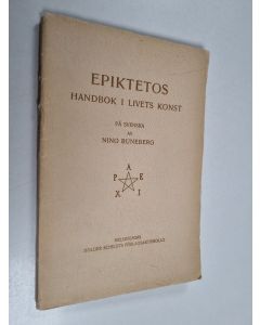 käytetty kirja Epiktetos : handbok i livets konst