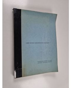 käytetty kirja Lahden kaupungin kansanterveystyön organisaatio : kaupunginhallituksen 10.6.1975 asettaman toimikunnan mietintö
