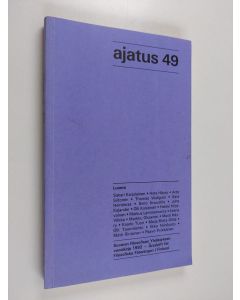 käytetty kirja Ajatus 49 : Luonto - Suomen Filosofisen Seuran vuosikirja 1992