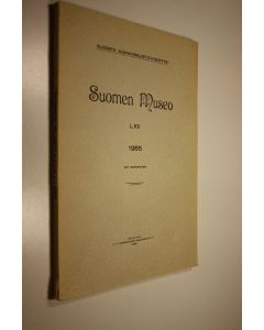 Tekijän Kustaa Vilkuna  käytetty kirja Suomen museo LXII 1955