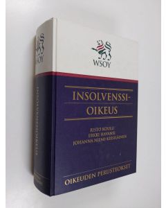 Kirjailijan Risto Koulu käytetty kirja Insolvenssioikeus
