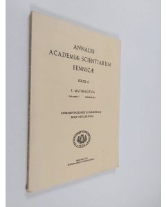 Kirjailijan P. J. Myrberg käytetty kirja Annales Academiae Scientiarum Fennicae Series A - I Mathematica