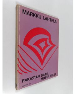 Kirjailijan Markku Lahtela käytetty kirja Rakastan sinua, musta tuuli