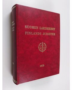 käytetty kirja Suomen lakimiehet 1975 = Finlands jurister 1975