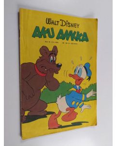 Kirjailijan Walt Disney käytetty teos Aku Ankka 10/1974