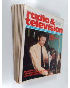 käytetty kirja Radio & Television 1972 (n:o 1-12, n:o 9 & 11 puuttuu)