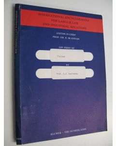 Tekijän R. Blanpain  käytetty teos International encyclopaedia for labour law and industrial relations - Supplement 15