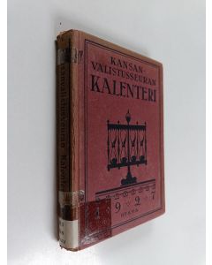 käytetty kirja Kansanvalistusseuran kalenteri 1927