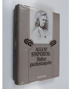 Kirjailijan August Strindberg käytetty kirja Hullun puolustuspuhe