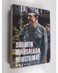 Kirjailijan G. Mannerheim käytetty kirja Suomen marsalkan muistelmat : G. Mannerheimin Muistelmien I-II kansanpainos