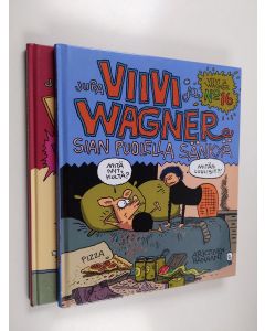 Kirjailijan Juba käytetty kirja Viivi ja Wagner (2 kirjaa) : Sian puolella sänkyä ; Vau, kuuma kinkku!