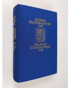 käytetty kirja Suomen valtiokalenteri 1992