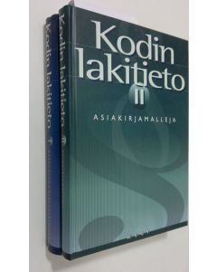käytetty kirja Kodin lakitieto 1-2 : Osapuolena oikeustoimissa ; asiakirjamalleja