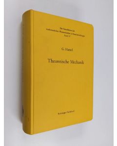 Kirjailijan Georg Hamel käytetty kirja Theoretische Mechanik