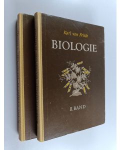 Kirjailijan Karl von Frisch käytetty kirja Biologie 1-2