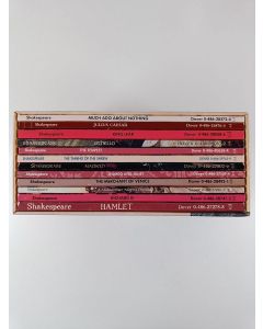 Kirjailijan William Shakespeare käytetty teos 12 Plays By Shakespeare - The Essential Shekespeare Plays In Twelve Individual Volumes