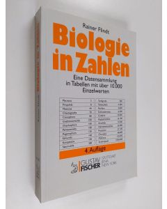 Kirjailijan Rainer Flindt käytetty kirja Biologie in Zahlen - eine Datensammlung in Tabellen mit über 10.000 Einzelwerten