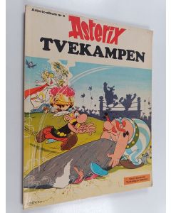 Kirjailijan Goscinny & Uderzo käytetty kirja Asterix tvekampen