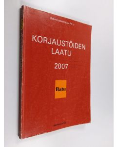 käytetty kirja Korjaustöiden laatu 2007