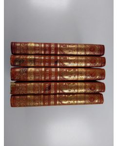 Kirjailijan Wilhelm Müller käytetty kirja Becker's världshistoria 2-5 (puuttuu osat 1 ja 6)