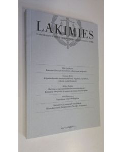 käytetty kirja Lakimies 3/2006 : Suomalaisen lakimiesyhdistyksen aikakauskirja