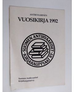 käytetty teos Antikvaarinen vuosikirja 1992