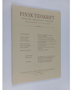 käytetty kirja Finsk tidskrift 3/1999