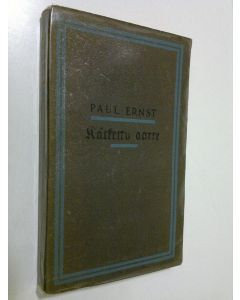 Kirjailijan Paul Ernst käytetty kirja Kätketty aarre