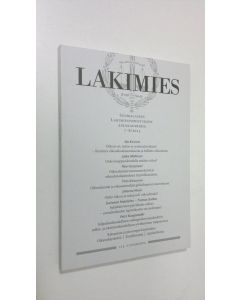 käytetty kirja Lakimies 7-8/2015