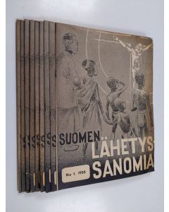 käytetty teos Suomen lähetyssanomia vuosikerta 1950 (1-8, 10-12 ; puuttuu nro 9)