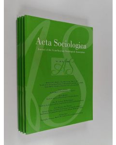 käytetty kirja Acta Sosiologica - vol. 44 No. 1-4/2001 : journal of the Scandinavian Sociological Association