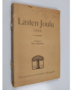 käytetty kirja Lasten joulu (1920)